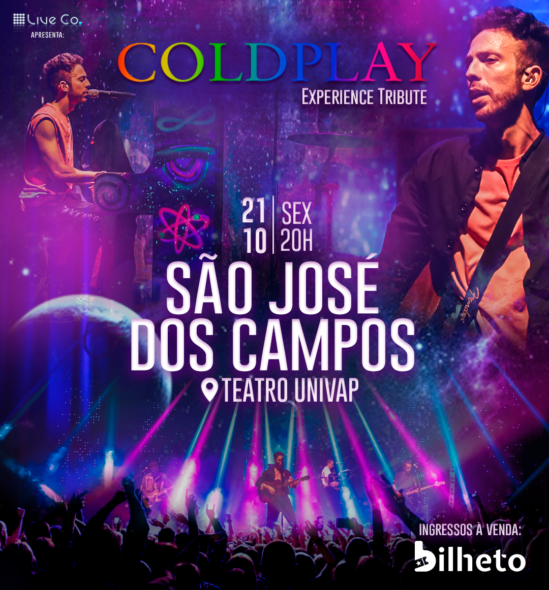 Coldplay Experience acontece nesta sexta (21) em São José - Revista Urbanova