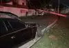 Motorista derruba poste e causa congestionamento na Avenida Linneu de Moura