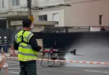 Implosão do Hotel Urupema é a primeira do Brasil a utilizar Drone Bombeiro para reduzir dispersão de poeira