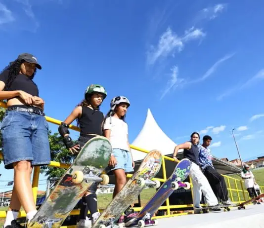 Nova pista de skate é inaugurada no Jardim Cerejeiras, na zona leste de São José