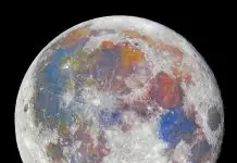 A lua é colorida? Imagem divulgada nas redes sociais não é da missão Artemis II