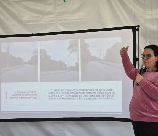 Após acidentes, moradores do Urbanova pedem mais sinalização e calçadas no bairro Reunião moradores Altos da Serra VI