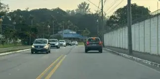 Mudança na sinalização da Via Oeste ampliará a capacidade de carros no sentido Centro Via Oeste