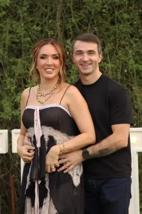 Elizangela Faria e Mario Danev