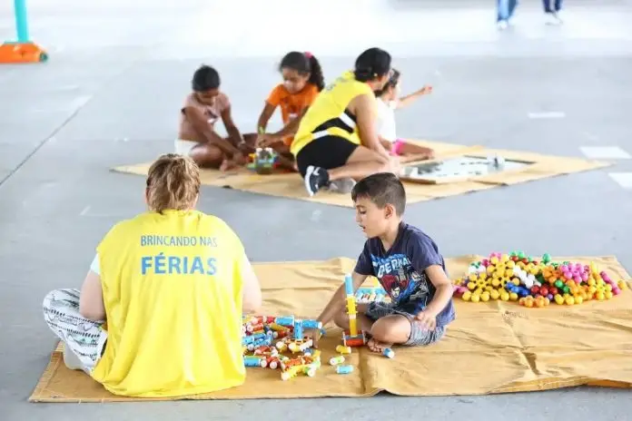 Brincando nas Férias