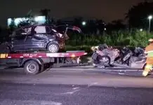 Pai e filha morrem em grave acidente