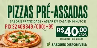 Centro espírita do Urbanova promove venda solidária de pizzas por R$ 40; veja como pedir