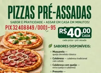 Centro espírita do Urbanova promove venda solidária de pizzas por R$ 40; veja como pedir