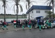 Paralisação coletores de lixo