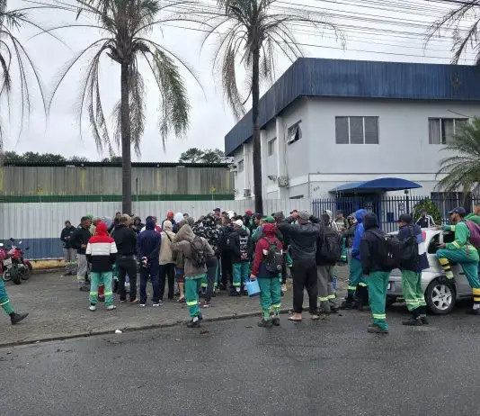 Paralisação coletores de lixo