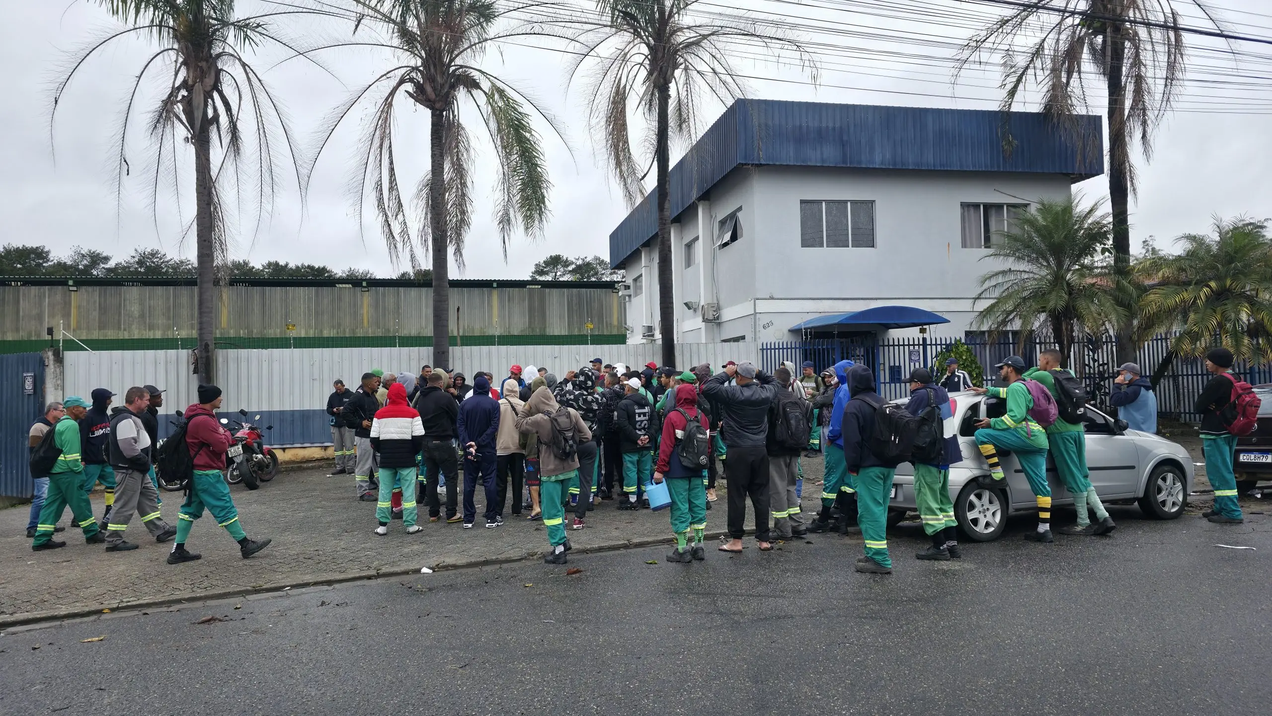 Paralisação coletores de lixo