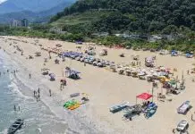 Cetesb aponta 90 praias impróprias para banho no litoral de SP; número supera o de locais próprios Praia da Cocanha