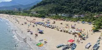 Cetesb aponta 90 praias impróprias para banho no litoral de SP; número supera o de locais próprios Praia da Cocanha
