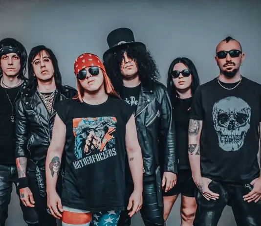 Tributo ao Guns N’ Roses terá clássicos da banda em show gratuito no Colinas nesta quinta (17) Foto oficial horizontal — Deep Illusions — Formação completa