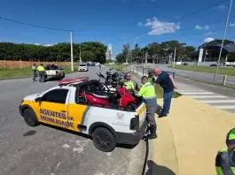 Veículos elétricos apreendidos no Urbanova