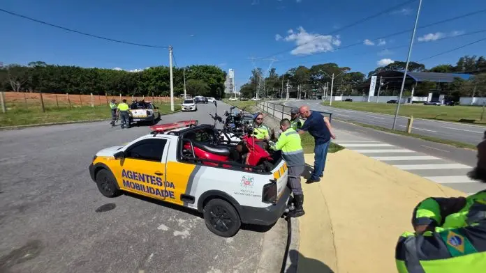 Veículos elétricos apreendidos no Urbanova