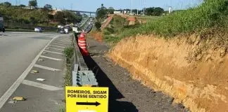 Dutra recebe barreiras de concreto e cercas para separar romeiros do tráfego rumo a Aparecida Dutra | Romeiros | Barreiras