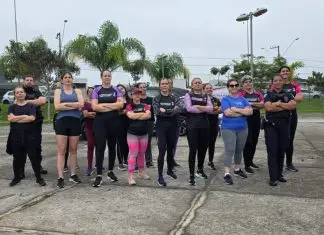 Mulheres aprendem técnicas de defesa pessoal em aulão gratuito no Urbanova Defesa pessoal para Mulheres