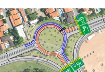 Urbanova terá mudanças em dois pontos da Av. Linneu de Moura e na Praça Fukuoka; veja como ficará o trânsito