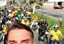 Flávio Bolsonaro e Tarcísio participarão de motociata em São José no dia 11 de outubro Flávio Bolsonaro