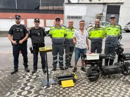 Fiscalização de autopropelidos aborda 30 condutores em São José; veja as regras de circulação Fiscalização | Semob | Motos e autopropelidos